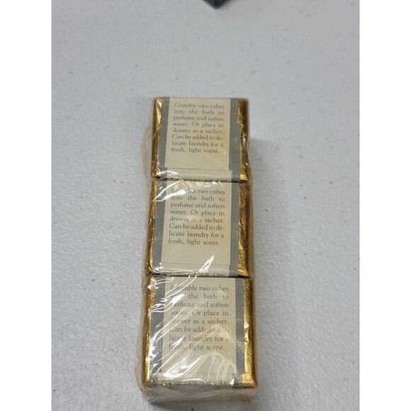 Vintage Calla Lily English Bath by Ben Rickert Inc Cubes Original SET OF 3 - Picture 3 of 9